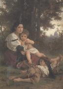 Adolphe William Bouguereau Rest (mk26) USA oil painting reproduction